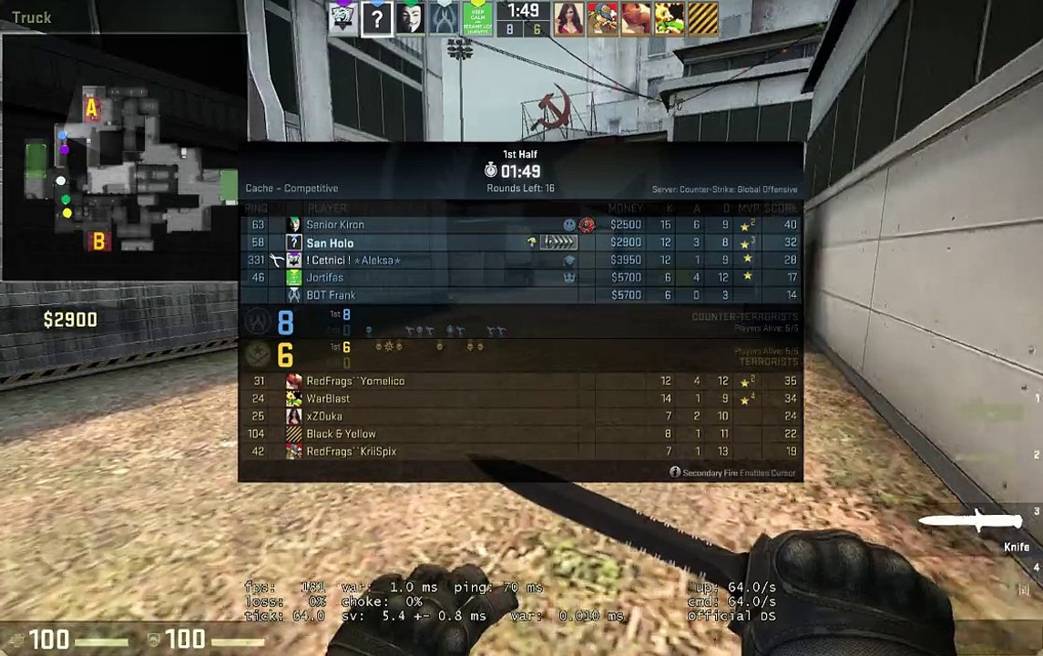 CS:GO competitive gameplay part 5