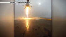 SpaceX rocket explodes during landing - BBC News