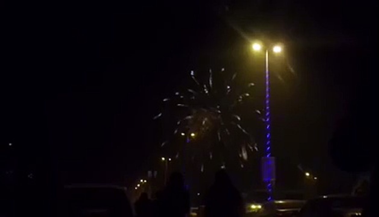 Amazing fireworks at Bahria Town Eiffel Tower Lahore New Year