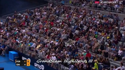 David Ferrer vs John Isner - AO 2016 Highlights HD