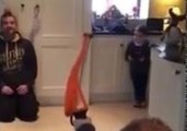Little Boy Shows Off His Excellent Archery Skills