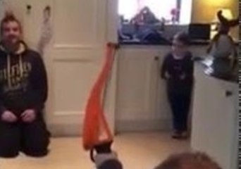 Little Boy Shows Off His Excellent Archery Skills
