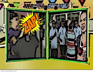EAT BULAGA/ALDUB: Dubsmash & Alden's fightscene in komix