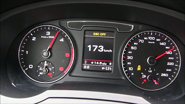 2016 Audi Q3 S-line Quattro 2.0 TDI (184 HP) Acceleration 0-215 km_h