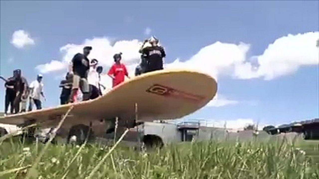 big skateboard