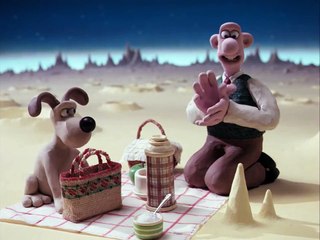 A Grand Day Out Landing on the Moon Wallace and Gromit
