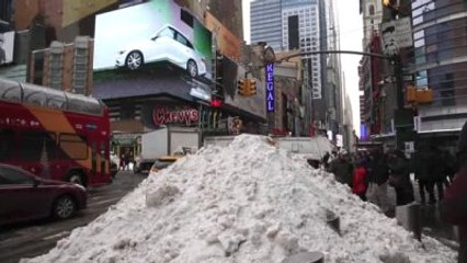 ABD'nin Doğusundaki Kar Fırtınası