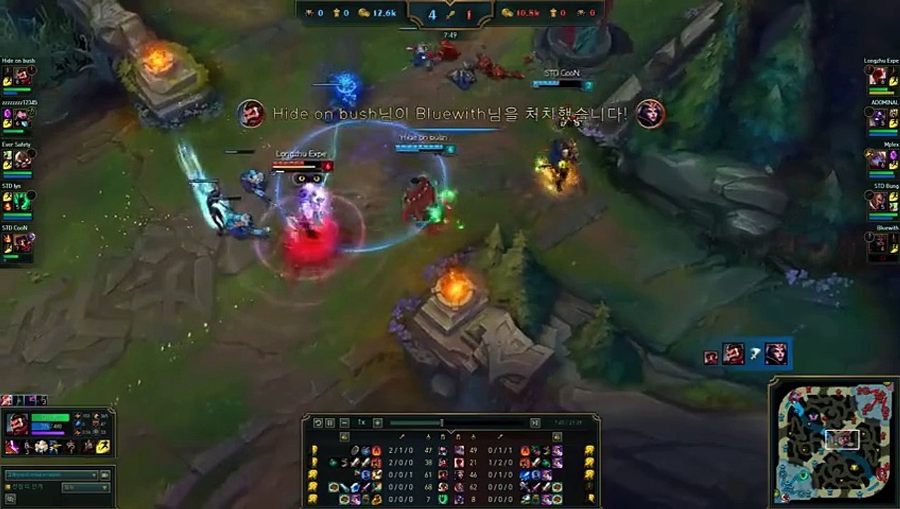 SKT T1 Faker - Graves Jungle - KR LOL SoloQ Highlights