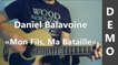 Mon Fils, Ma Bataille - Daniel Balavoine - Cover Guitare