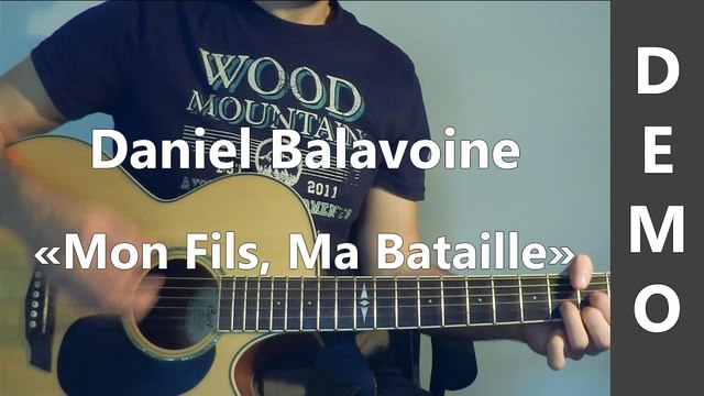 Mon Fils, Ma Bataille - Daniel Balavoine - Cover Guitare