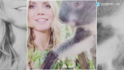 Heidi Klum turns swimsuit babe in swimwear collection