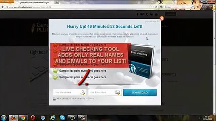 Wordpress Lead Generation Plugin