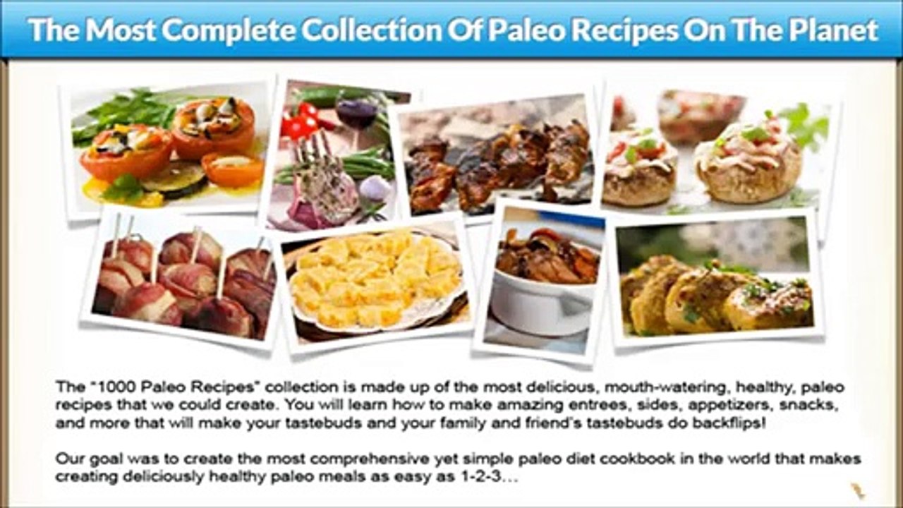 1000 Paleo Recipes Review ★ 1000 Paleo Diet Recipes