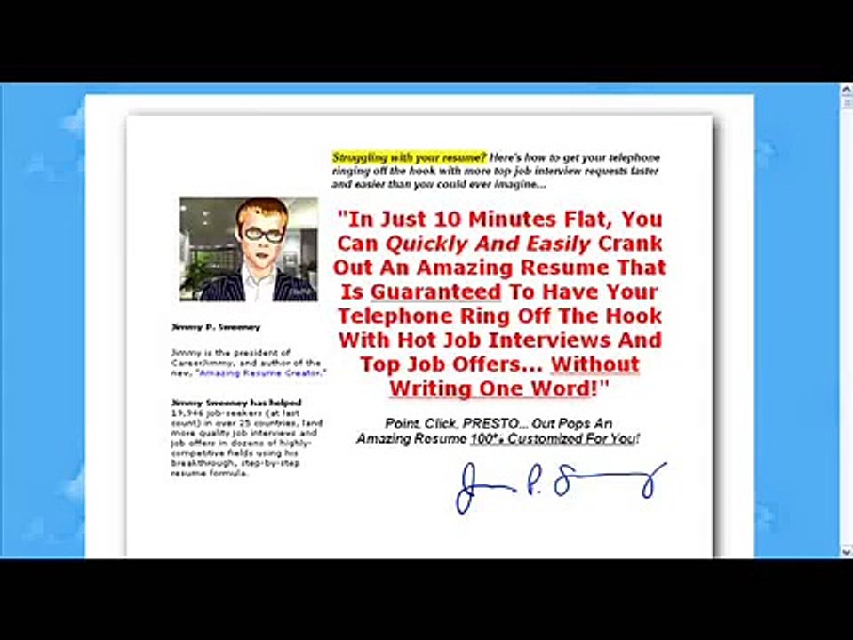 Amazing Resume Creator