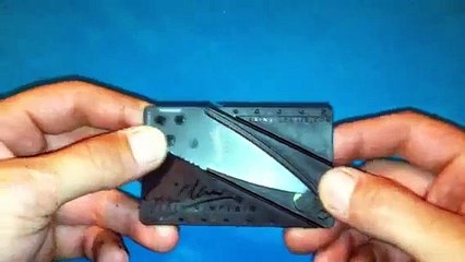 Short credit card knife review