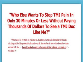The Truth About Tmj