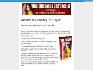 How to What Husbands Cant Resist eBooks Download