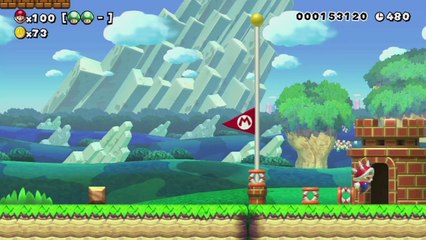 Super Mario Maker - 100 Mario Challenge 0-012 Normal - Diddy Kong Reward