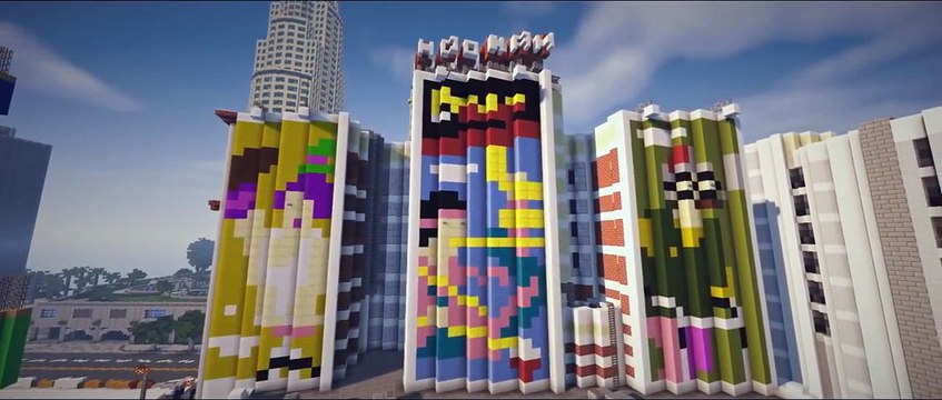 GTA 5 World Map Recreated in Minecraft! (GTA 5 in Minecraft)2016 Mod