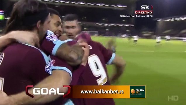 Sam Vokes Penalty Goal - Burnley 3-1 Derby County - 25.01.2016