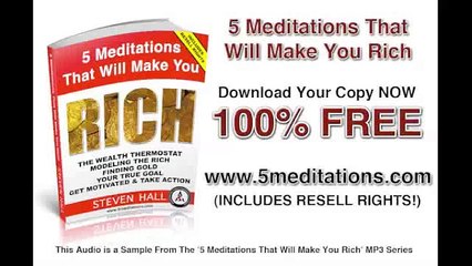5 Meditations That Will Make You Rich - Sample of the Hypnosis MP3 Downloads