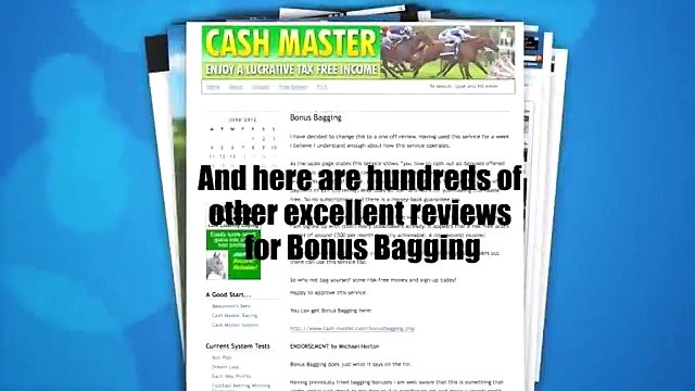 Bonus Bagging - Bag Those Bonuses.