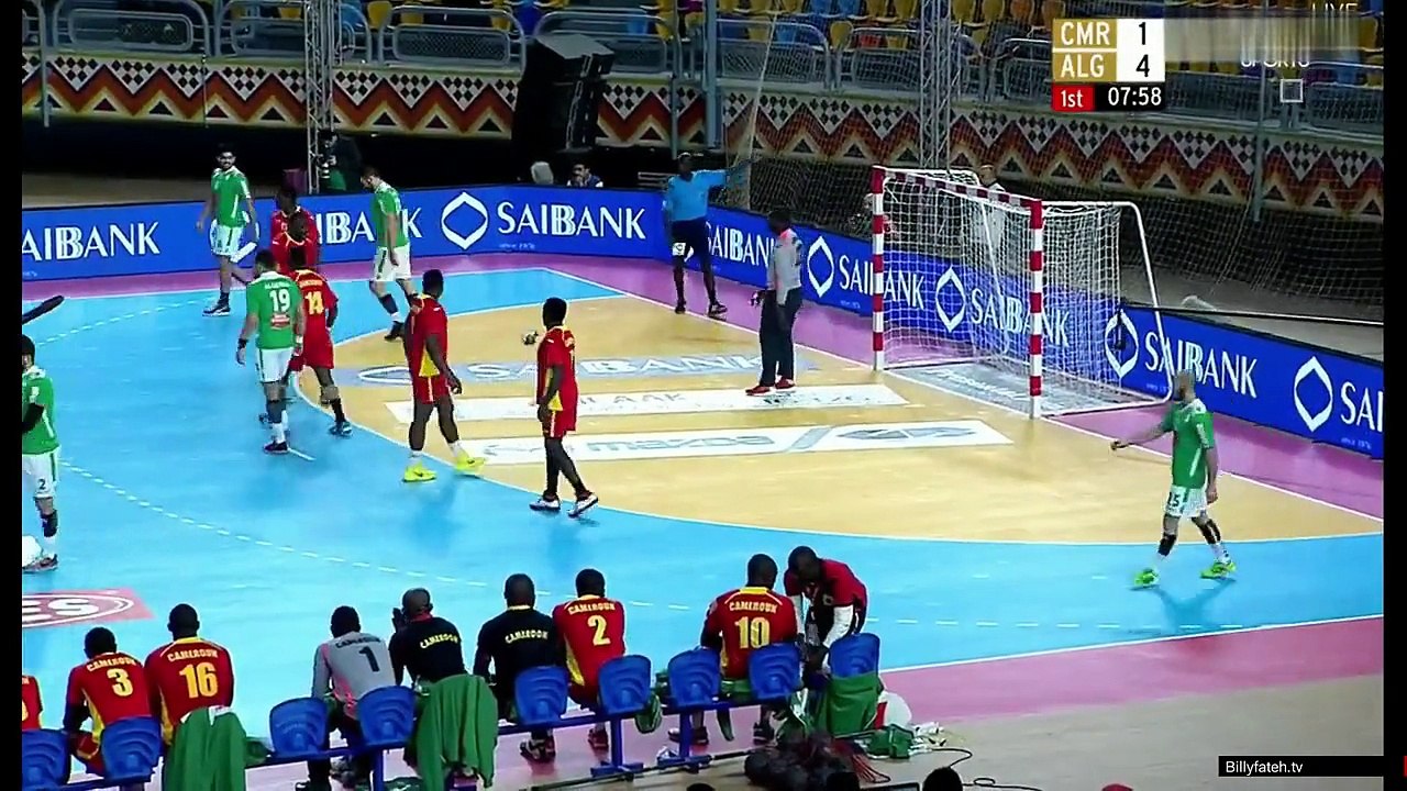 Algérie VS Cameroun CAN Handball 2016 1er mi-temps
