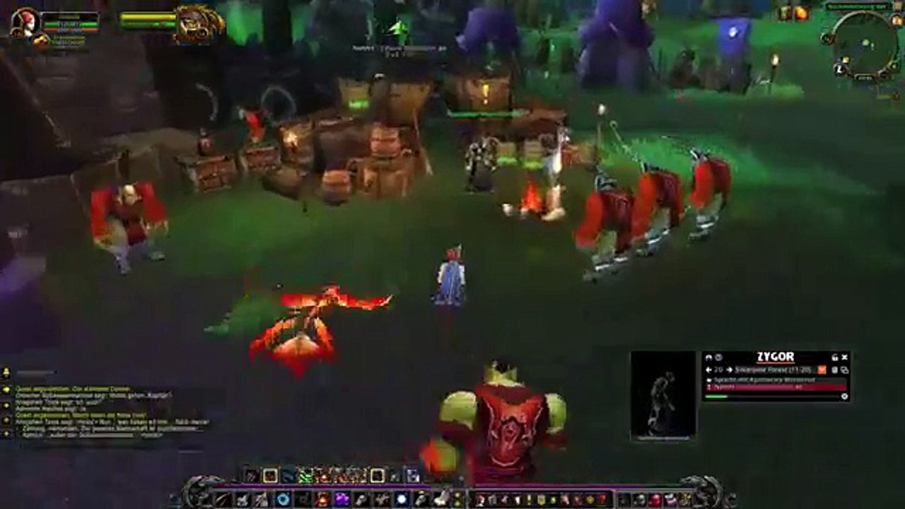 WoW Leveling Hunter 12-14 Fast Motion with Zygor Guides