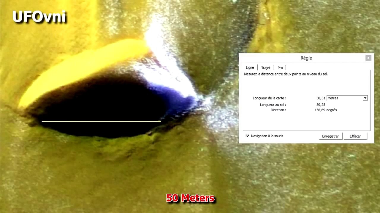 Sensation! Discovered the Tunnel Entrance in Mars for UFOs