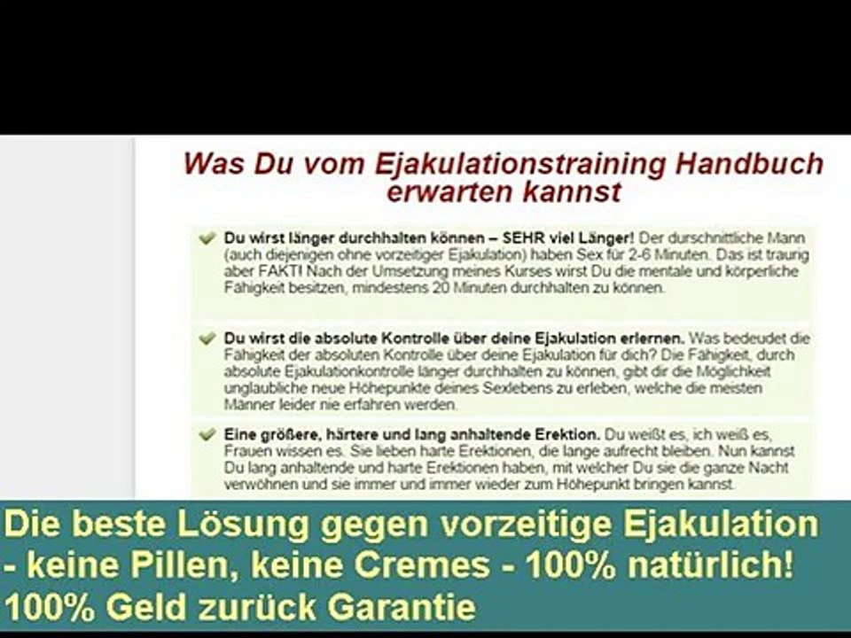 vorzeitiger samenerguss gute frage - effektives training – problem ist gelöst
