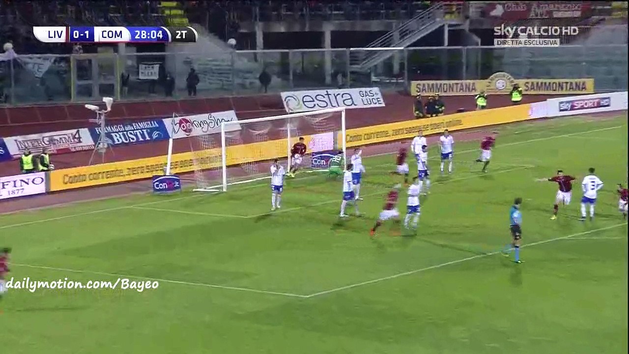 All Goals HD - Livorno 1-1 Como - 25-01-2016 Serie B - IT