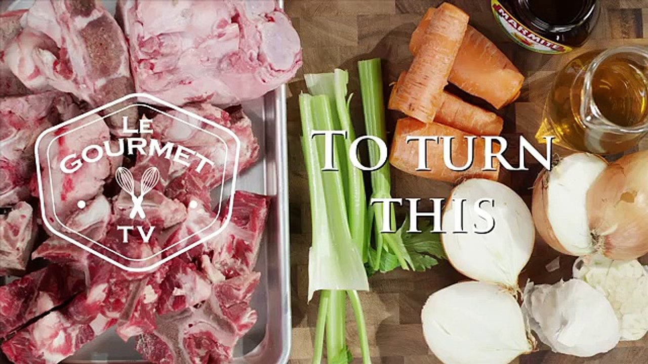 48 Hour Beef Bone Broth (In a slow cooker) - Le Gourmet TV
