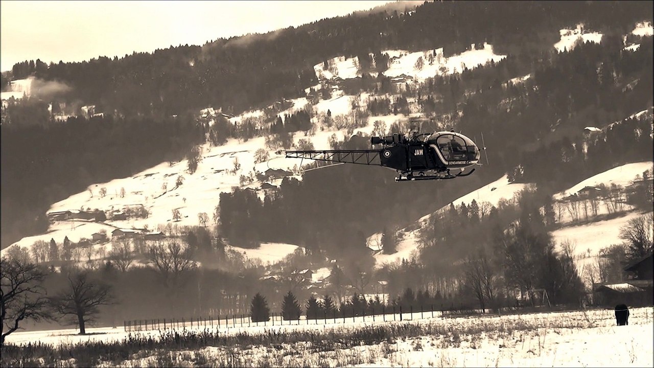 Alouette 2 JAW en vol
