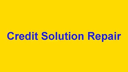 Credit Solution Repair By David Myers Review Update