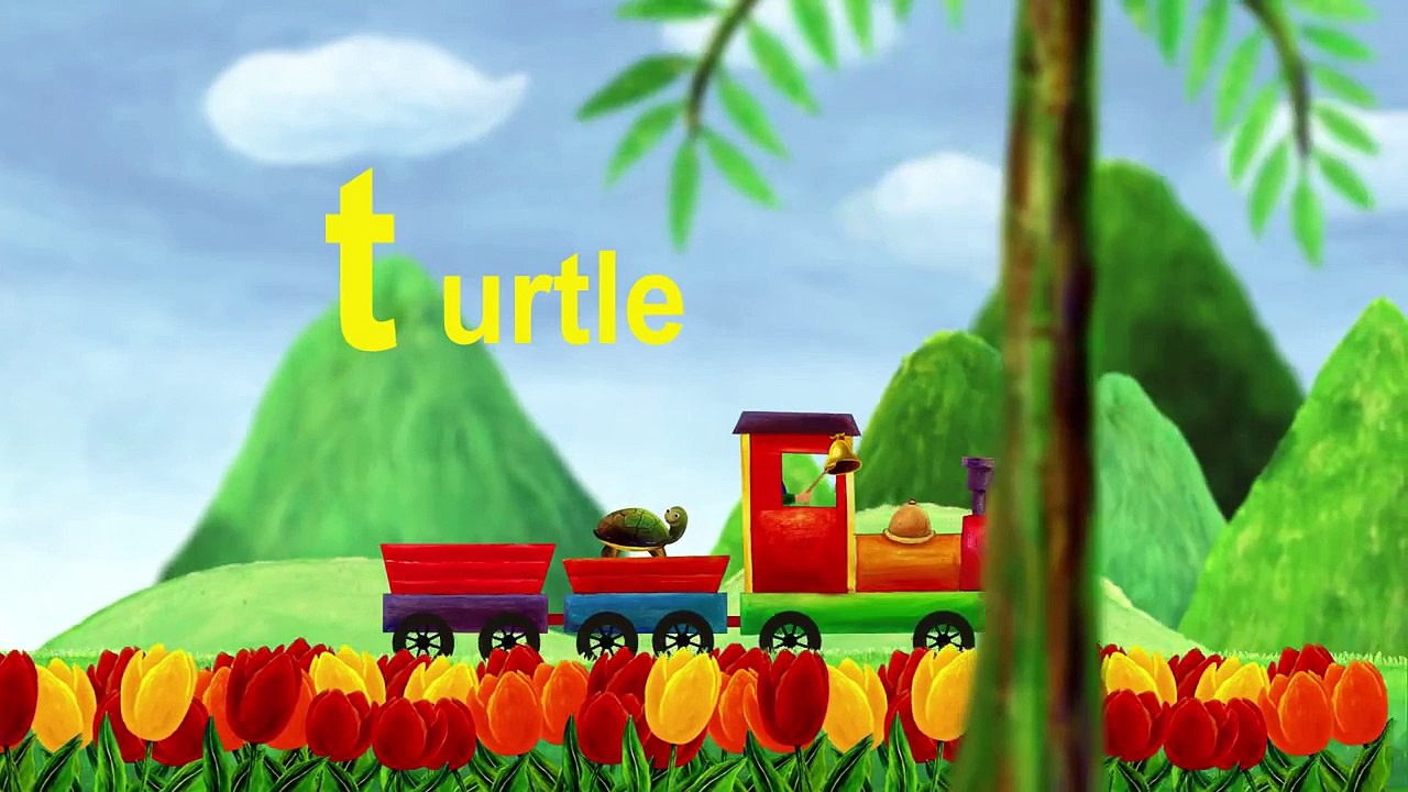 Train & Turtle - Lower Case Alphabet t