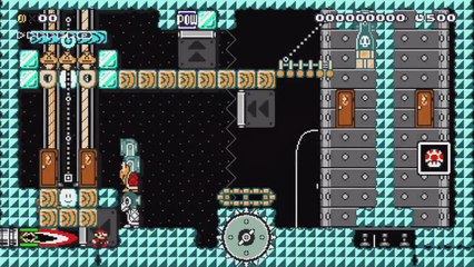 Super Mario Maker - Viewer Levels - Name: "The Cube!" - ID: 09F2-0000-015B-042C