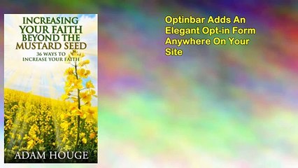 Optinbar - Increasing Your Subscriber List With Style