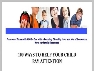 Focus Pocus - 100 Ways To Help Your Child Pay Attention