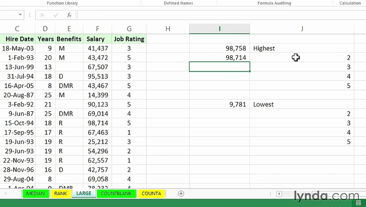 01 - Excel 2013 Advanced Formulas and Functions -  Introduction