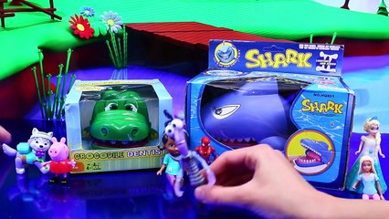 Crocodile Dentist & Shark ATTACK Toys from Inside Out, Frozen, Barbie & Paw Patrol