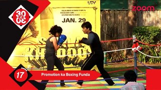Ritika Singh practises boxing to promote 'Saala Khadoos' _ Bollywood News _ TMT