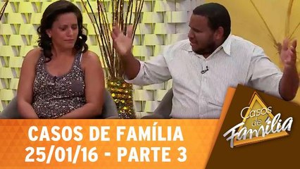 Meu marido é bipolar: de dia me ama, de noite me agride - 25.01.16 - Parte 3