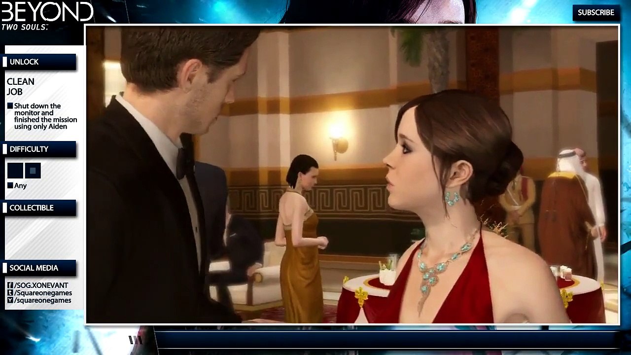 (SOG) Clean Job Trophy Guide / Unlock (BEYOND: TWO SOULS)