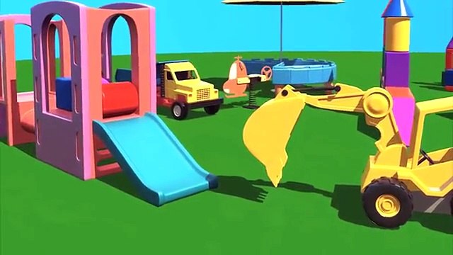 Çizgi Film - Akıllı Excavator Dodo figürleri öğreniyor (Küp) Bölüm 3