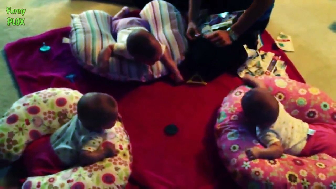 Funny Triplet Babies Laughing Compilation 2014 [HD]