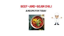 Beef and Bean Chili recipe