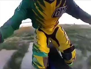 Freestyle motocross Superman gone wrong