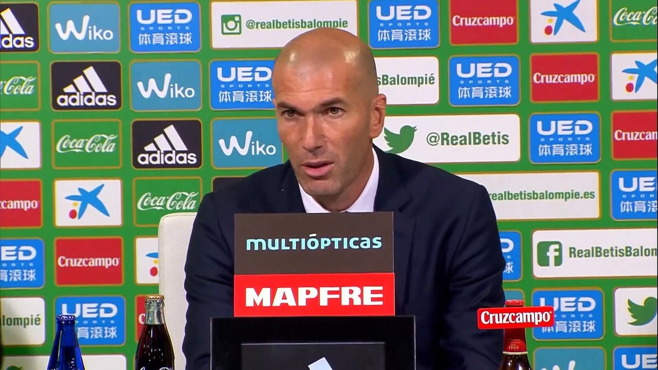 Zinedine Zidane_ _Ich hatte nicht erwartet, Punkte zu verlieren_ _ Real Betis - Real Madrid 1_1