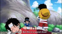 ONE PIECE Funny- Ace & Sabo plays with Luffy