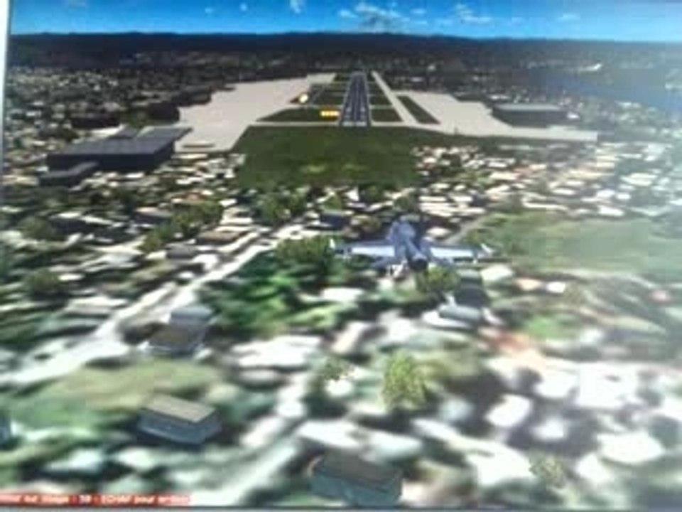 Flight simulator 2004 atterissage avion de guerre